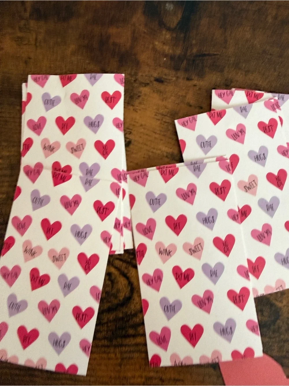 Valentine's Galentine’sParty Scattergories Game Set - Pink Hearts & Gold Accents